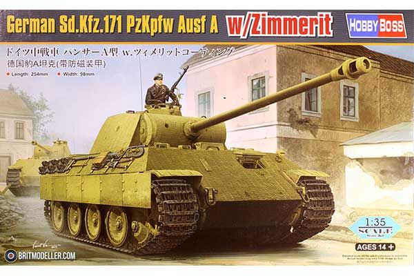 Sd.Kfz.171 PzKpfw Ausf A з циммерітом (Hobby Boss 84506) 1/35