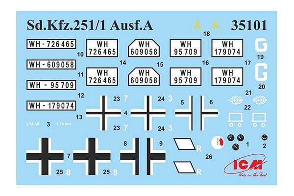 Sd.Kfz.251 / 1 Ausf. A (ICM 35101) 1/35