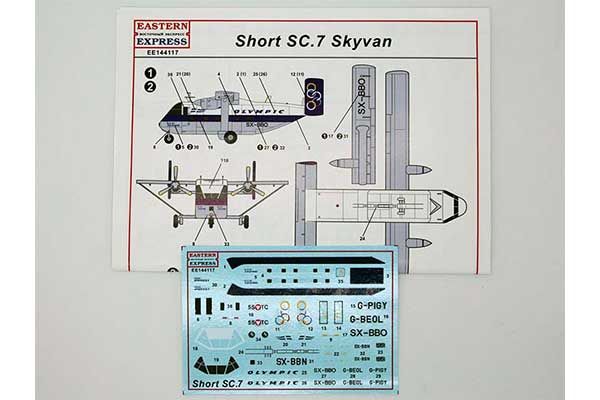 Short SC-7 Skyvan (Eastern Express 144117) 1/144