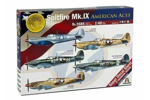Spitfire Mk.IX “American Aces” (ITALERI 2685) 1/748