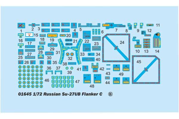 Су-27УБ Flanker C (Trumpeter 01645) 1/72