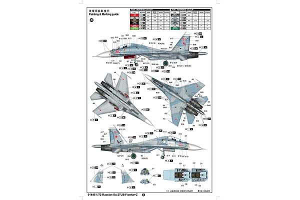 Су-27УБ Flanker C (Trumpeter 01645) 1/72