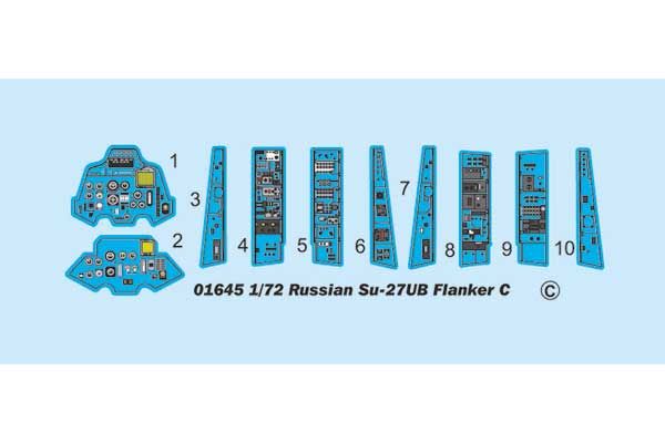 Су-27УБ Flanker C (Trumpeter 01645) 1/72