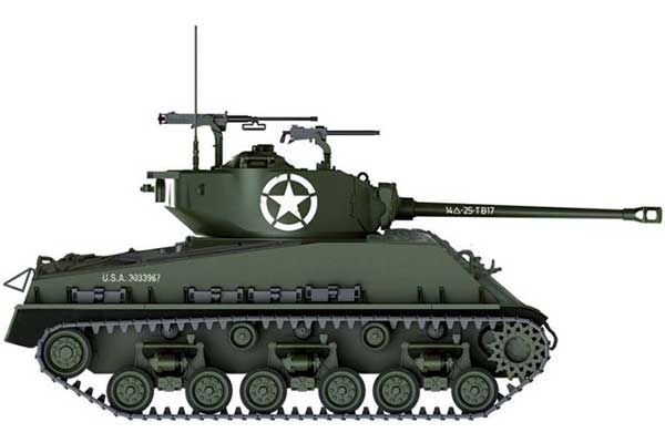 M4A3E8 Sherman "Fury" (Italeri 6529) 1/35