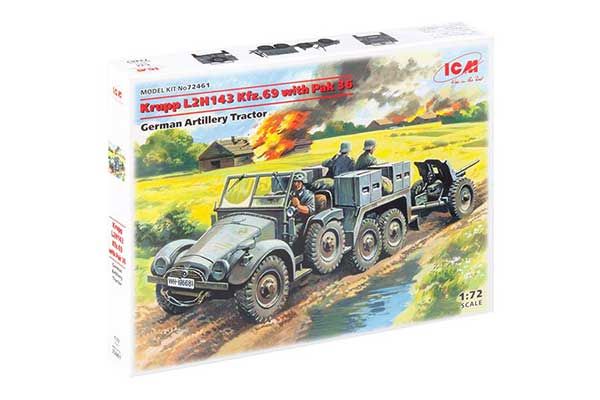 Krupp L2H143 Kfz.69 з гарматою PaK-36 (ICM 72461) 1/72