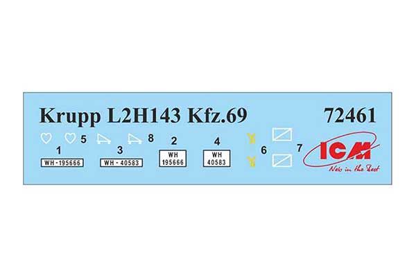Krupp L2H143 Kfz.69 з гарматою PaK-36 (ICM 72461) 1/72