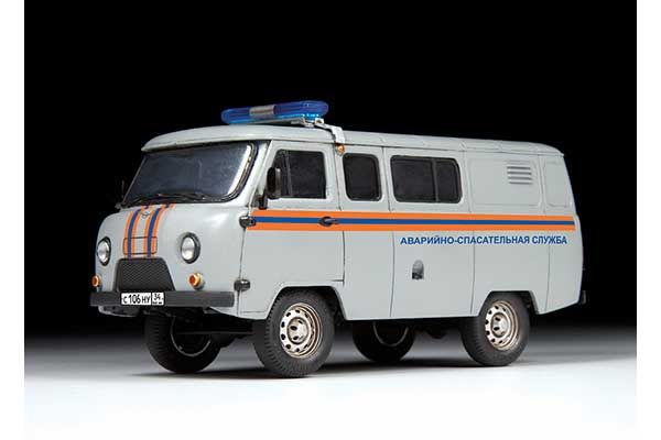 УАЗ «3909» Аварійно-рятувальна служба (ZVEZDA 43002) 1/43