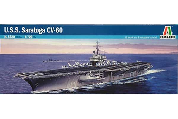 USS Saratoga CV - 60 (ITALERI 5520) 1/720
