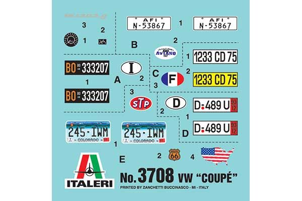VW1303S Beetle (ITALERI 3708) 1/24