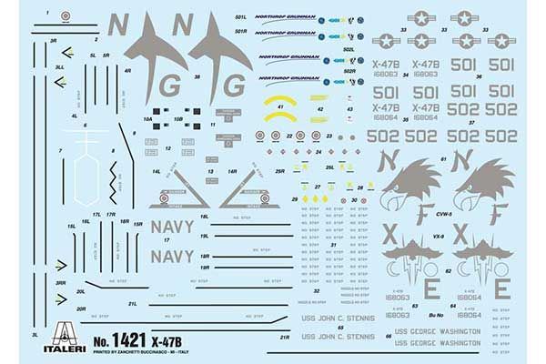 X-47B (ITALERI 1421) 1/72