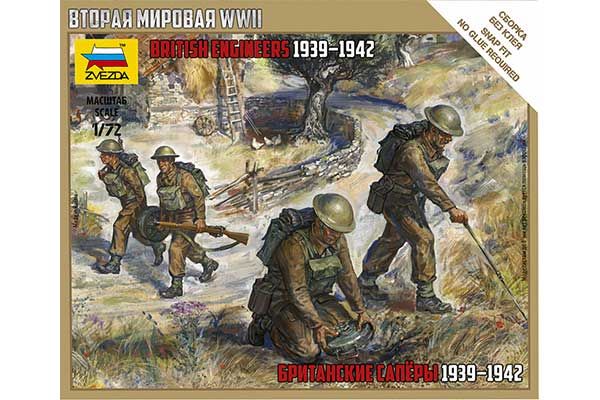 Британские саперы 1939-1942 (ZVEZDA 6219) 1/472