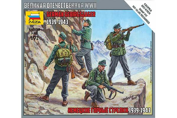 Німецькі гірські стрілки 1939-1943 (ZVEZDA 6154) 1/72