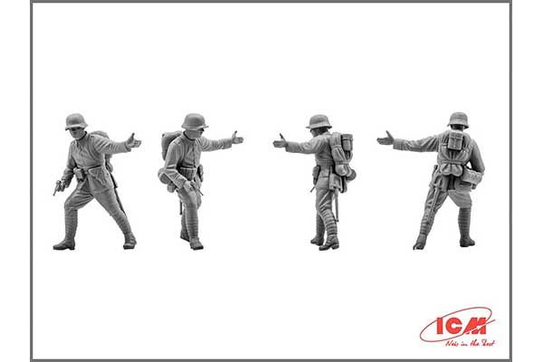 Німецькі штурмові частини 1917-1918 рр (ICM 35291) 1/35
