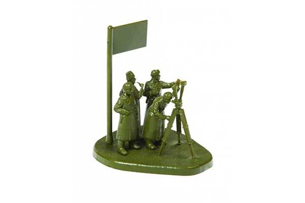 Радянський штаб в зимовій формі (ZVEZDA 6231) 1/72