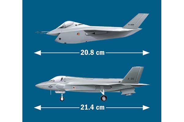 JSF Program X-32A and X-35B (ITALERI 1419) 1/72