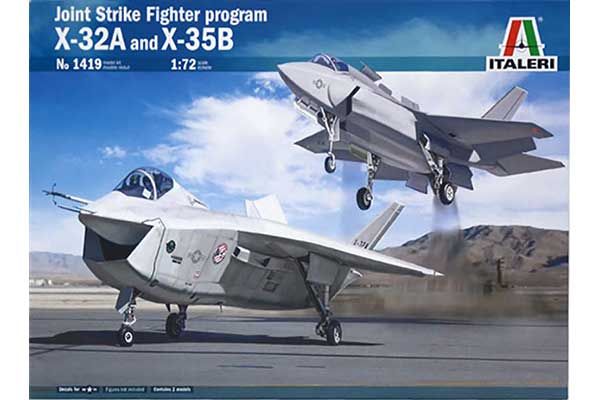 JSF Program X-32A and X-35B (ITALERI 1419) 1/72