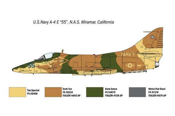 "Top Gun" F-14A vs A-4F (ITALERI 1422) 1/72