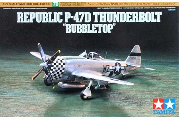 P-47D Thunderbolt Bubbletop (Tamiya 60770) 1/72