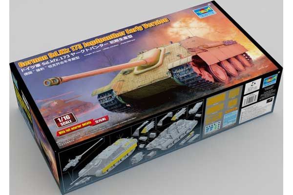 Sd.Kfz 173 Jagdpanther ранньої версії  (Trumpeter 00934) 1/16