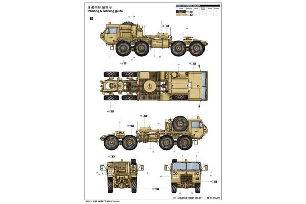 HEMTT M983 Тягач (Trumpeter 01021) 1/35