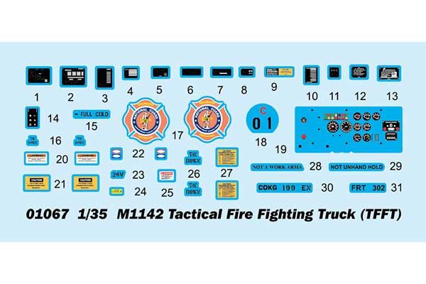 M1142 Тактична пожежна машина (TFFT) (Trumpeter 01067) 1/35