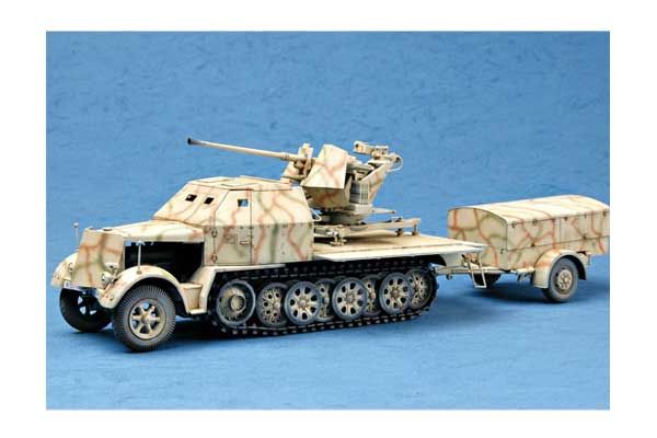3.7cm Flak 37 auf Selbstfahrlafette (Sd.Kfz.7/2 пізньої версії) (Trumpeter 01526) 1/35