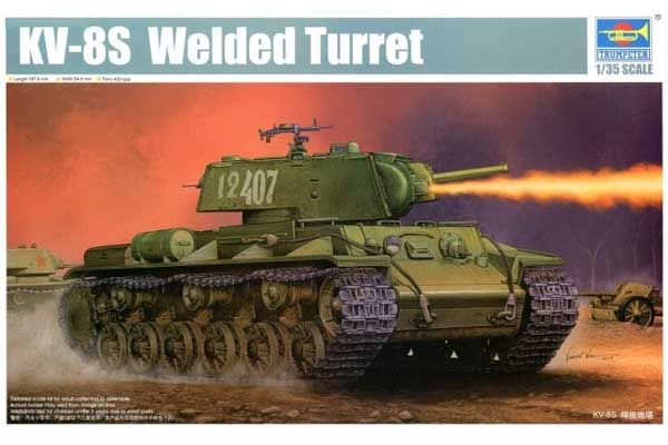КВ-8С со сварной башней (TRUMPETER 01568) 1/35