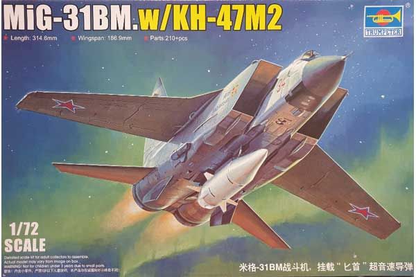 МіГ-31БМ з Х-47М2 (Trumpeter 01697) 1/72