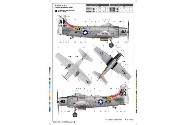 A-1H AD-6 Skyraider (Trumpeter 02253) 1/32