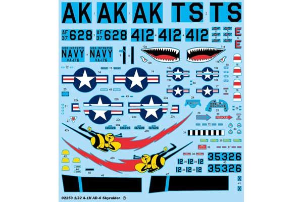 A-1H AD-6 Skyraider (Trumpeter 02253) 1/32