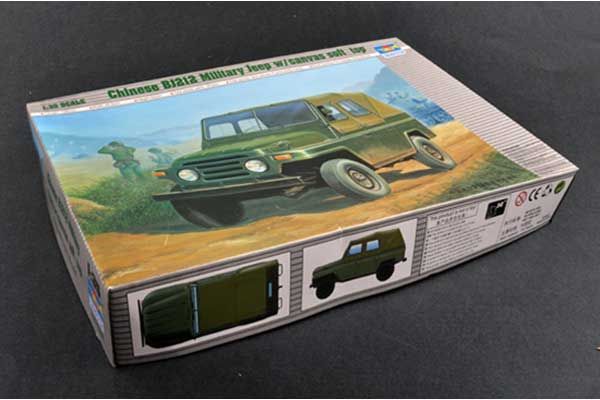 Китайский внедорожник BJ212 с брезентовой крышей (Trumpeter 02302) 1/35