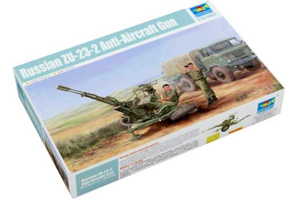 ЗУ-23-2 - зенитная установка (TRUMPETER 02348) 1/35