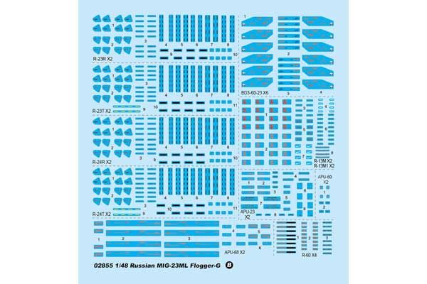 МіГ-23МЛ Flogger-G (Trumpeter 02855) 1/48