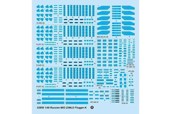 МіГ-23МЛД Flogger-K (Trumpetrer 02856) 1/48