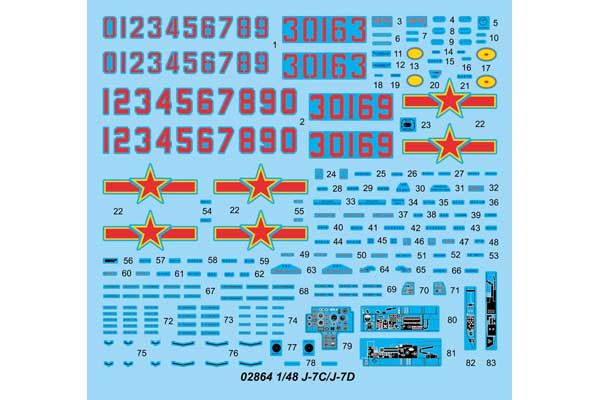J-7C/J-7D (Trumpeter 02864) 1/48