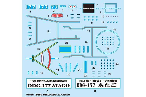 DDG-177 Atago Destroyer (Trumpeter 04536) 1/350