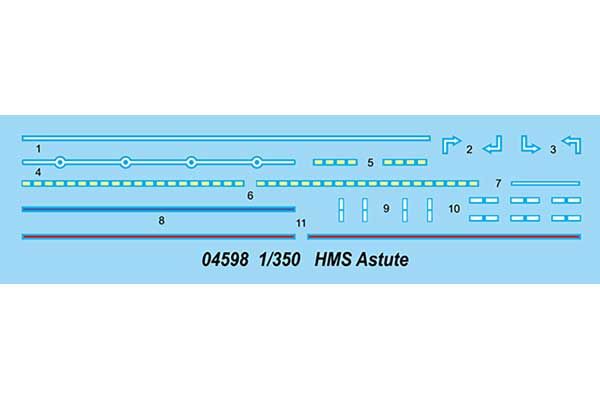 HMS Astute (Trumpeter 04598) 1/350