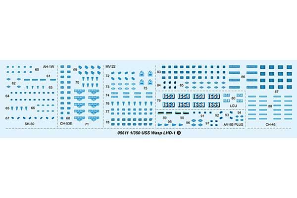 USS Wasp LHD-1 (Trumpeter 05611) 1/350