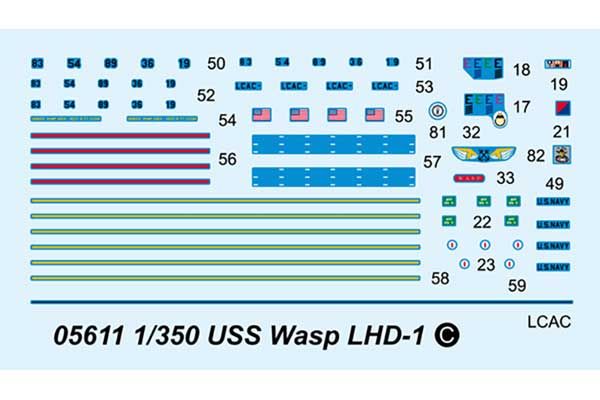 USS Wasp LHD-1 (Trumpeter 05611) 1/350