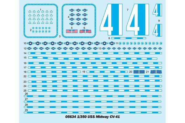 USS Midway CV-41 (Trumpeter 05634) 1/350
