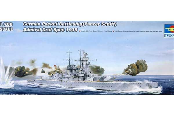 Panzer Schiff Admiral Graf Spee 1939 (Trumpeter 05774) 1/700