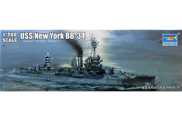USS New York BB-34 (Trumpeter 06711) 1/700