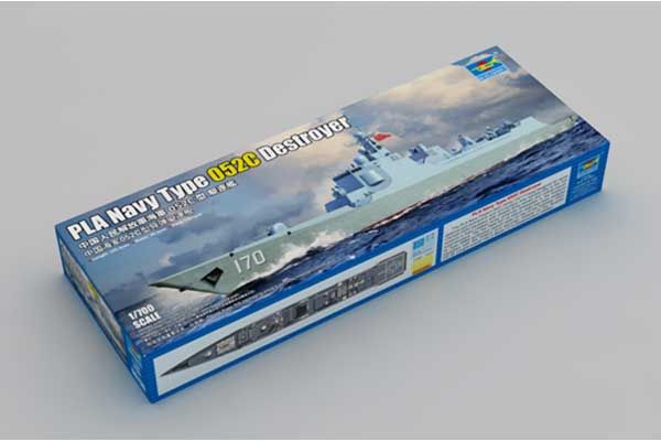 Есмінець Type 052C ВМС Китаю (Trumpeter 06730) 1/700