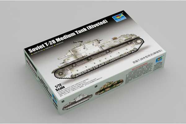 Т-28 средний танк (на заклепках) (Trumpeter 07151) 1/72