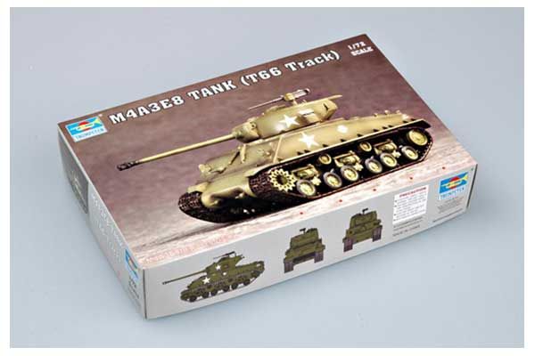M4A3E8 TANK (T66 Track) (Trumpeter 07225) 1/72