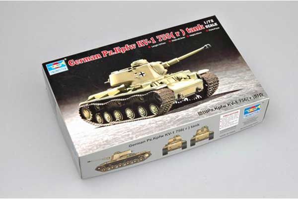 German Pz.Kpfw KV-1 756( r ) (Trumpeter 07265) 1/72