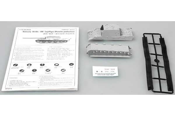 Sd.Kfz.186 Jagdtiger (модель Porsche) (TRUMPETER 07273) 1/72