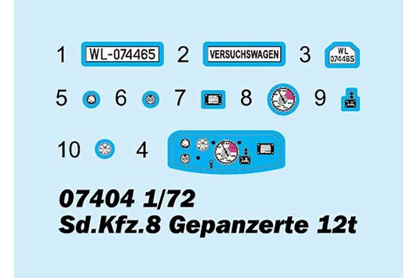 Sd.Kfz.8 Gepanzerte 12t (Trumpeter 07404) 1/72