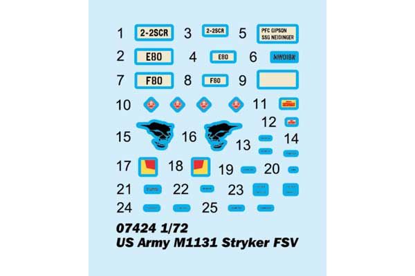 M1131 Stryker FSV (Trumpeter 07424) 1/72