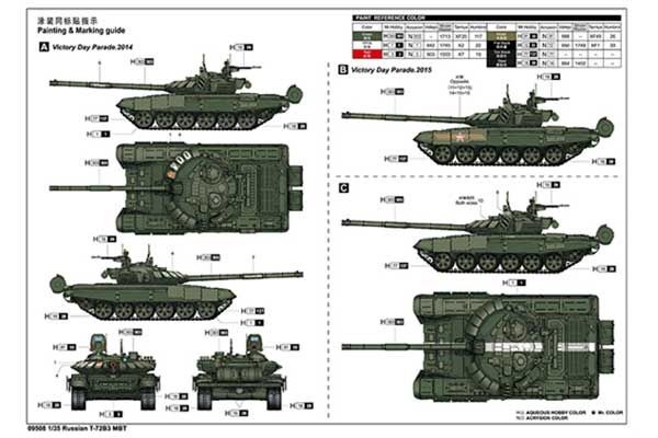 Т-72Б3 (TRUMPETER 09508) 1/35